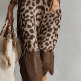 Amelia™ | Leopardiga Kootud Midi Kleid