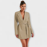 Zélia - Blazer Kleit V-kaelusega