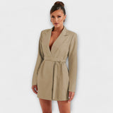Zélia - Blazer Kleit V-kaelusega