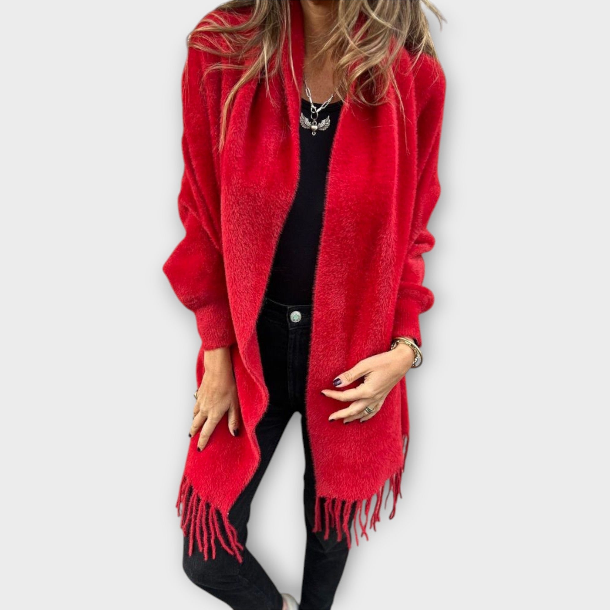 Kootud narmastega wrap