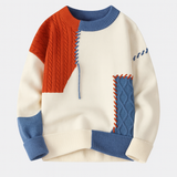 DUMONT LYON | PULL PATCHWORK MEESTELE