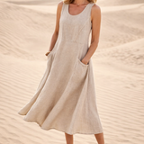 Karin | Mugav A-Liini Midi Kleid