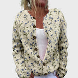 Elegantne mustriga kootud vest