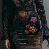Marisol™ | Boho lilleline sametmini kleit