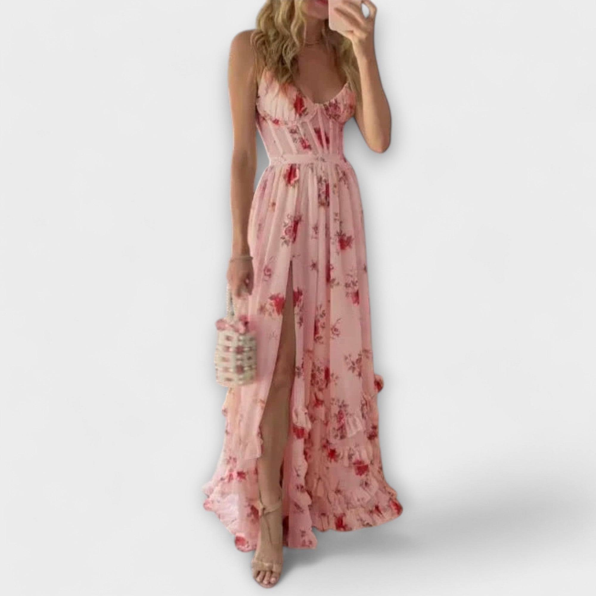 Joana - Lillemustriga Kleid