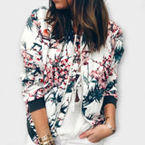 Andreia - Elegantne lillemusteriga bomberjakk